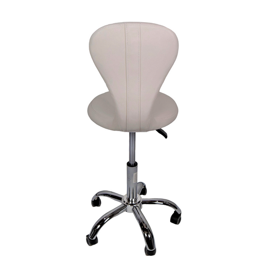 Silla con respaldo delagado.