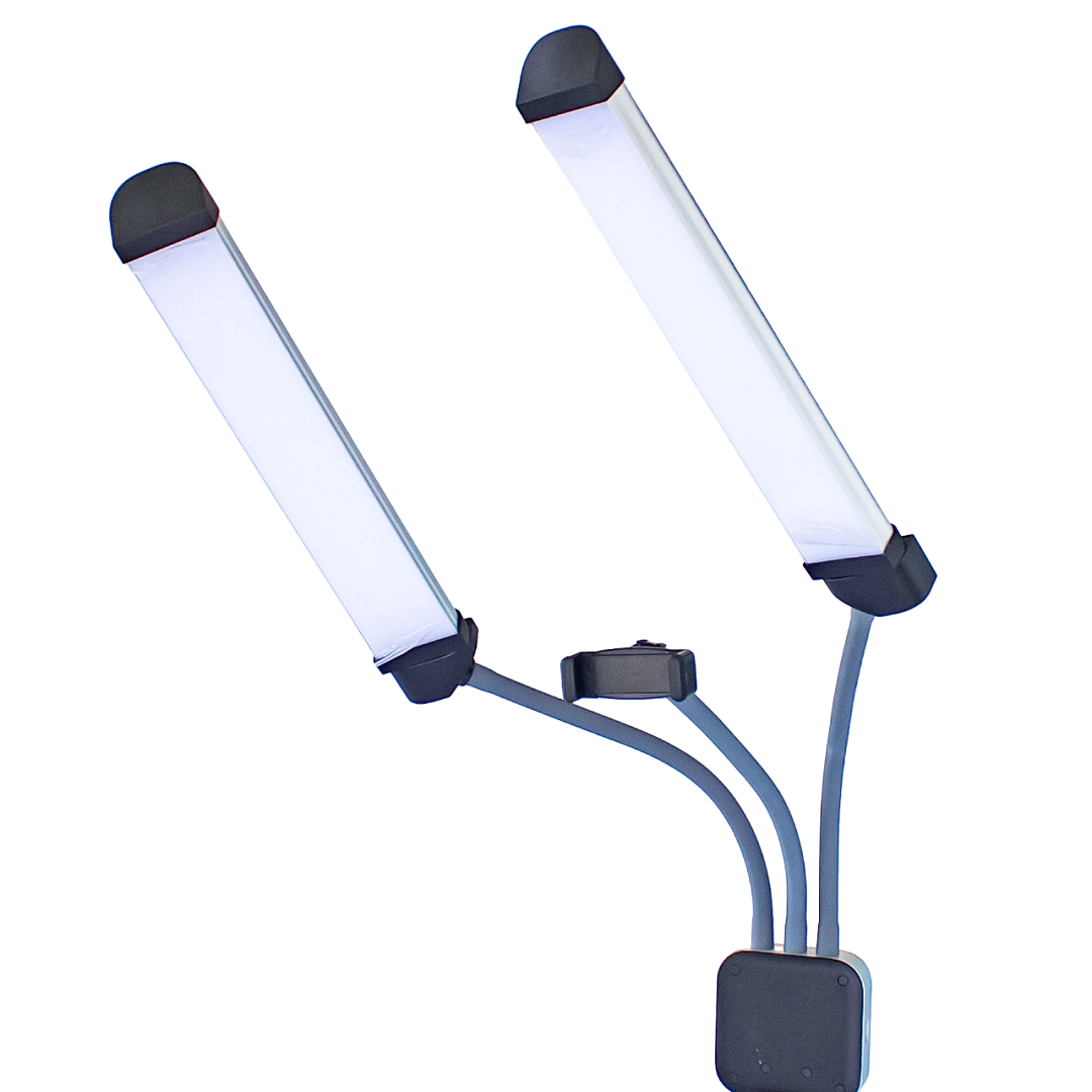 Lampara led 2 brazos